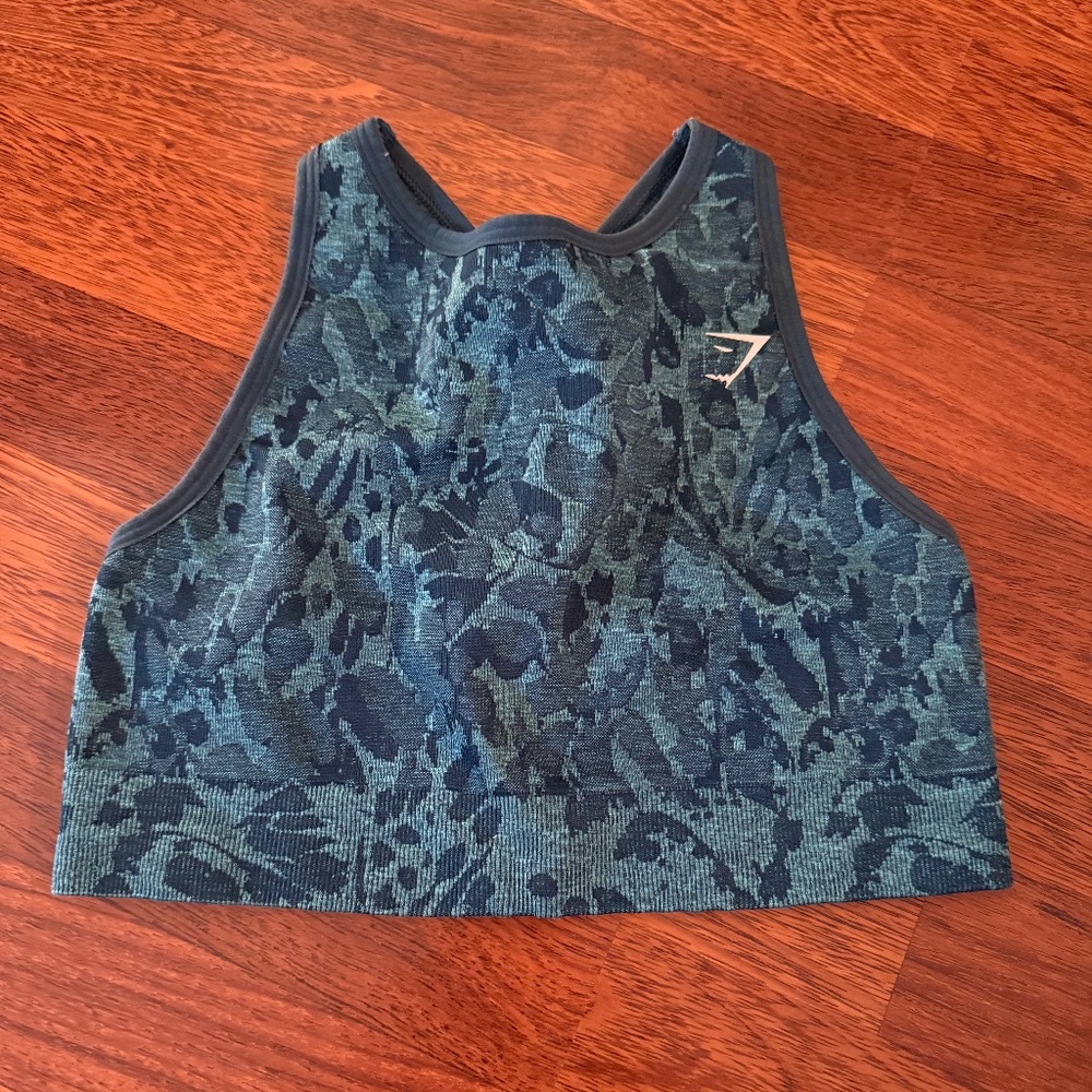 Gymshark Sports Bra Turquoise Size Small
